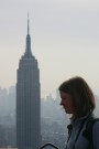 Debbie And Empire State Building
